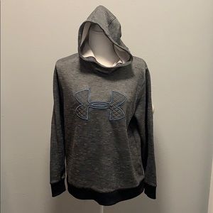 Women gray Under Armor hoodie size medium